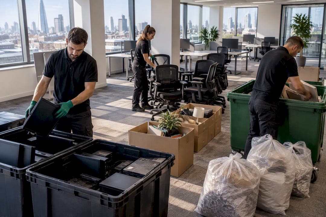 Avoid Fines and Delays: 5 Phases for Compliant London Office Clearance