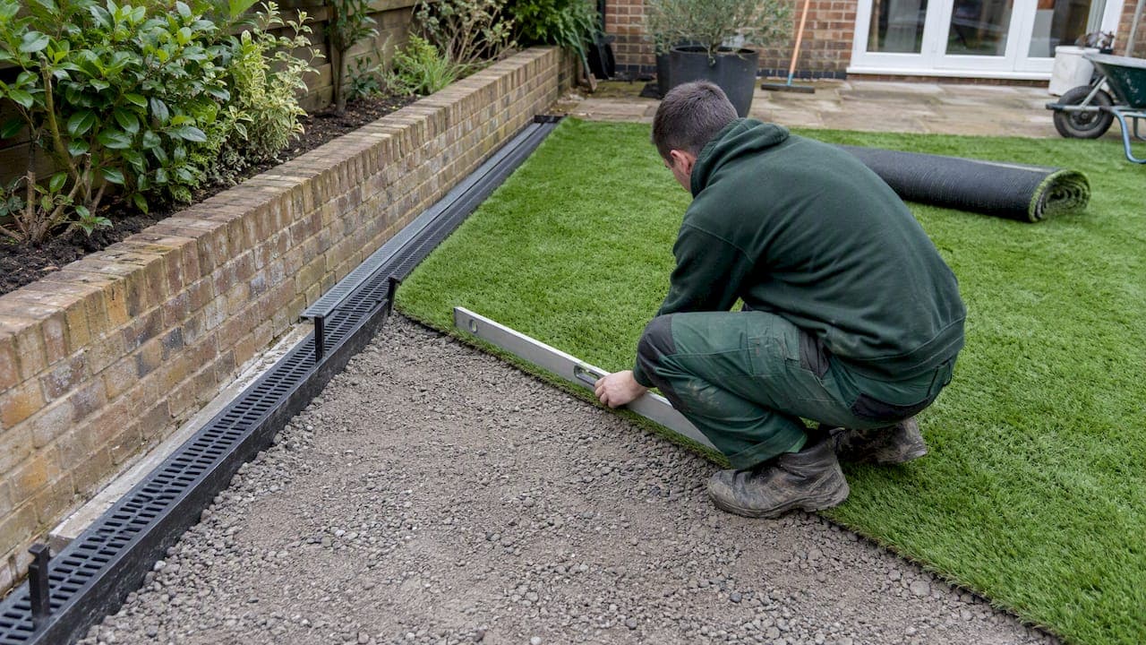Artificial Grass in London: Ask for Written Quote on Build Up & Drainage