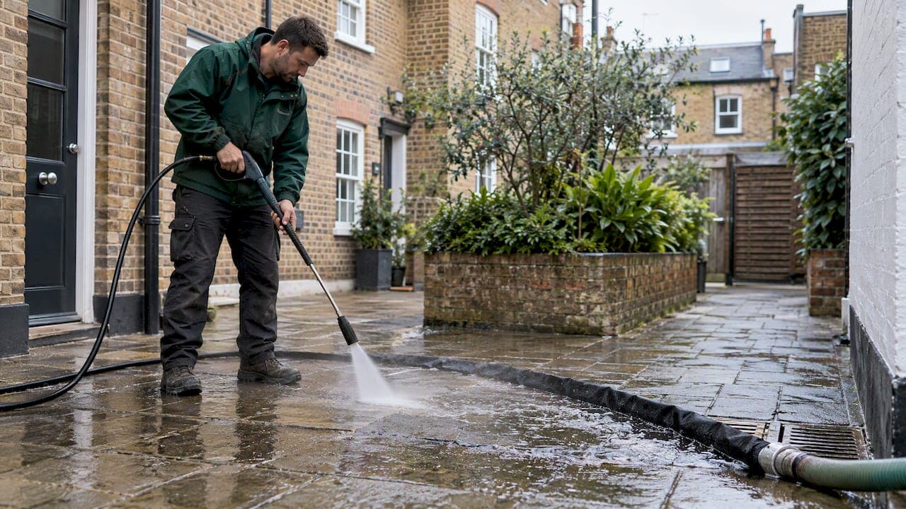 London Landlords: Pressure Washing with Wastewater Plans